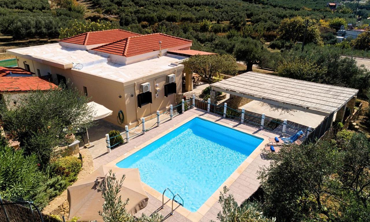 Cretan Kera Villa Heated Pool エクステリア 写真