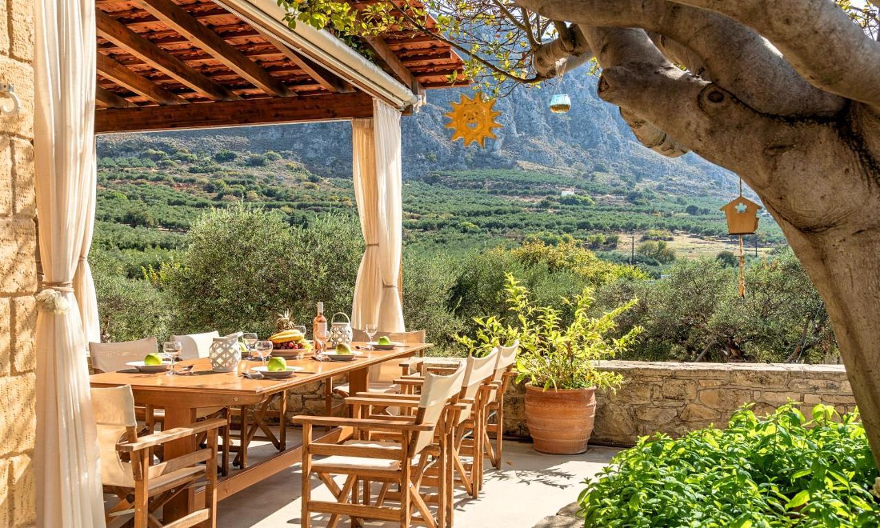 Cretan Kera Villa Heated Pool エクステリア 写真